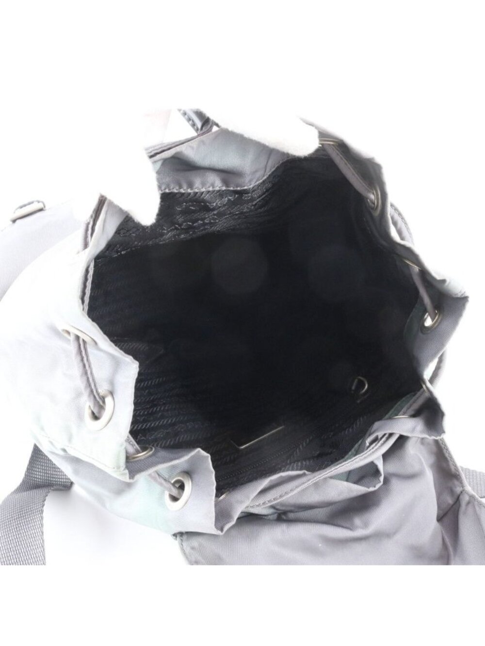 ★SOLD★ Prada Tessuto Nylon Triangle Logo Backpack - Picture 7 of 9